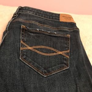Abercrombie & Fitch Distressed Boot Jeans